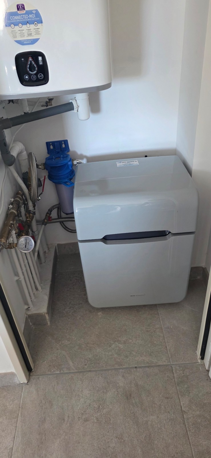 kinetico 1er plus xp sans électricité installé oar Aqua Service 13 sur istres 
