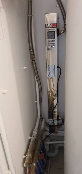 Lampe ultraviolet installée aux Pennes Mirabeau dans le 13